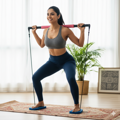 FirstFit Premium Pilates Stick Fitness Bar