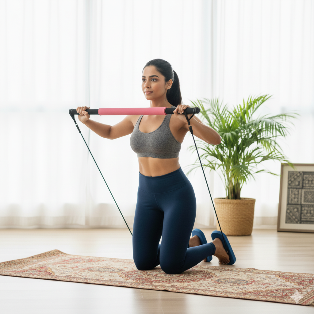 FirstFit Premium Pilates Stick Fitness Bar