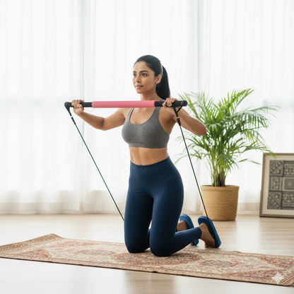 FirstFit Premium Pilates Stick Fitness Bar